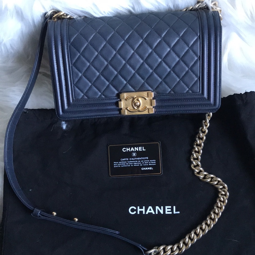 💎✨ CHANEL BOY ✨💎 CROSSBODY QUILTED 25 LEATHER